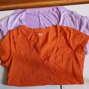 Women's Express & American Eagle Short Sleeve Tops